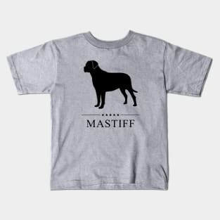 Mastiff Black Silhouette Kids T-Shirt